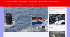 Desktop Screenshot of kroatien-gruppenhaus.de