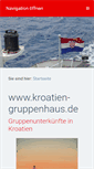 Mobile Screenshot of kroatien-gruppenhaus.de